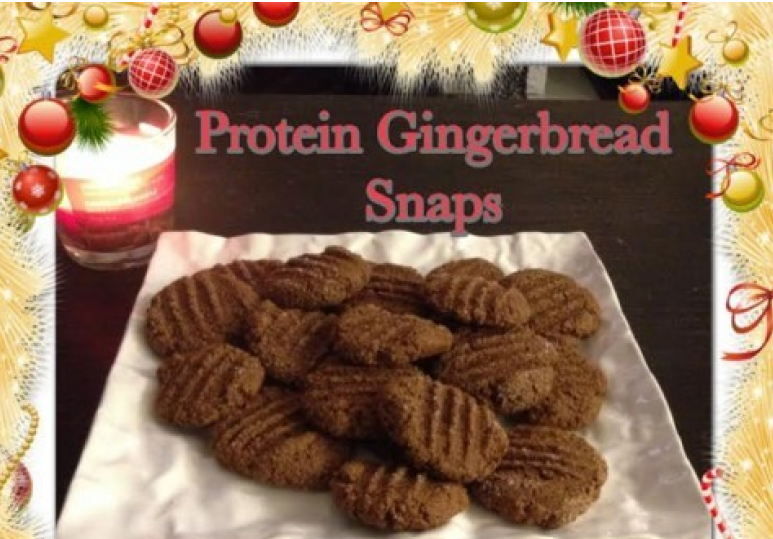 Protein Gingersnap Cookies 